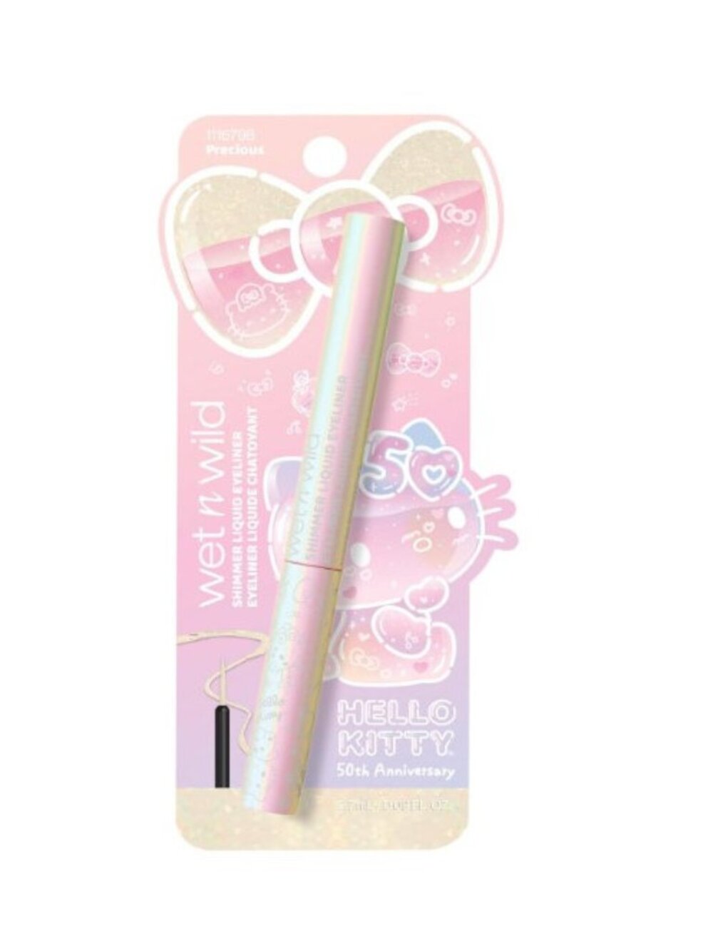 Wet n Wild Hello Kitty 50th Anniversary Shimmer Liquid Eyeliner - Precious